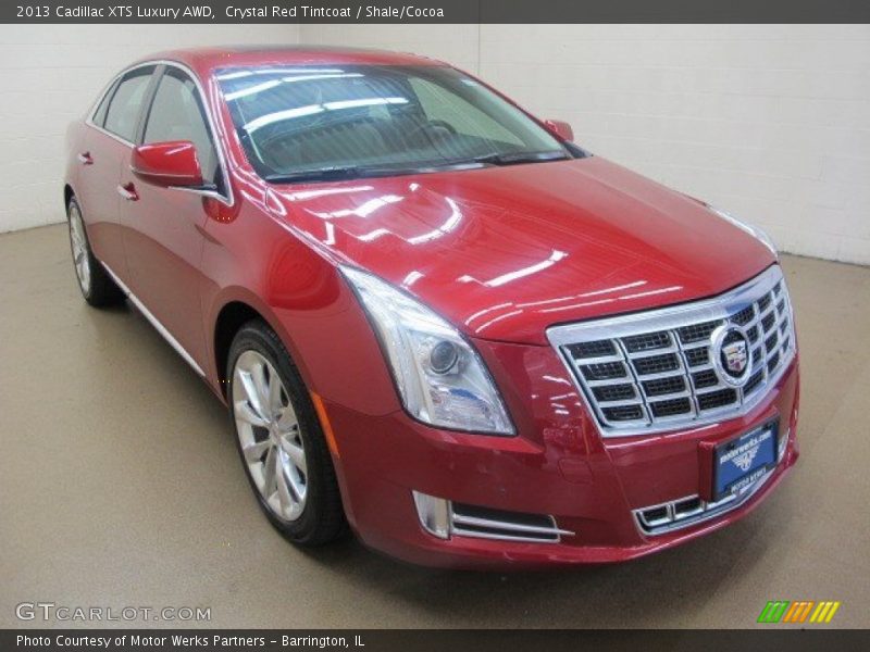 Crystal Red Tintcoat / Shale/Cocoa 2013 Cadillac XTS Luxury AWD