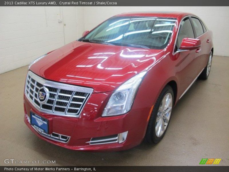 Crystal Red Tintcoat / Shale/Cocoa 2013 Cadillac XTS Luxury AWD
