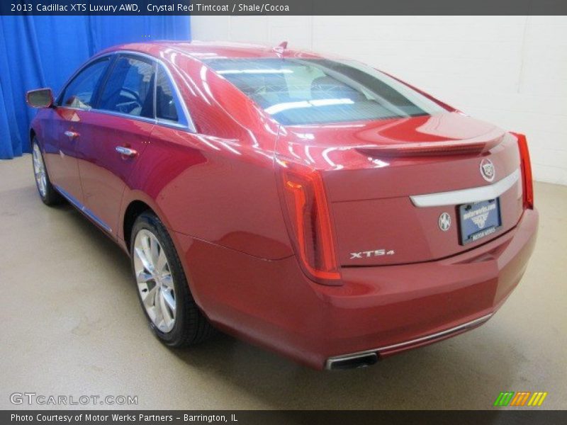 Crystal Red Tintcoat / Shale/Cocoa 2013 Cadillac XTS Luxury AWD