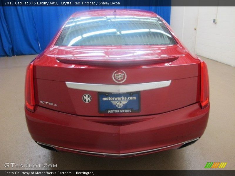 Crystal Red Tintcoat / Shale/Cocoa 2013 Cadillac XTS Luxury AWD