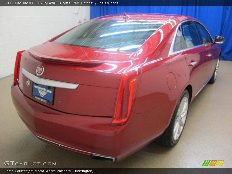 Crystal Red Tintcoat / Shale/Cocoa 2013 Cadillac XTS Luxury AWD