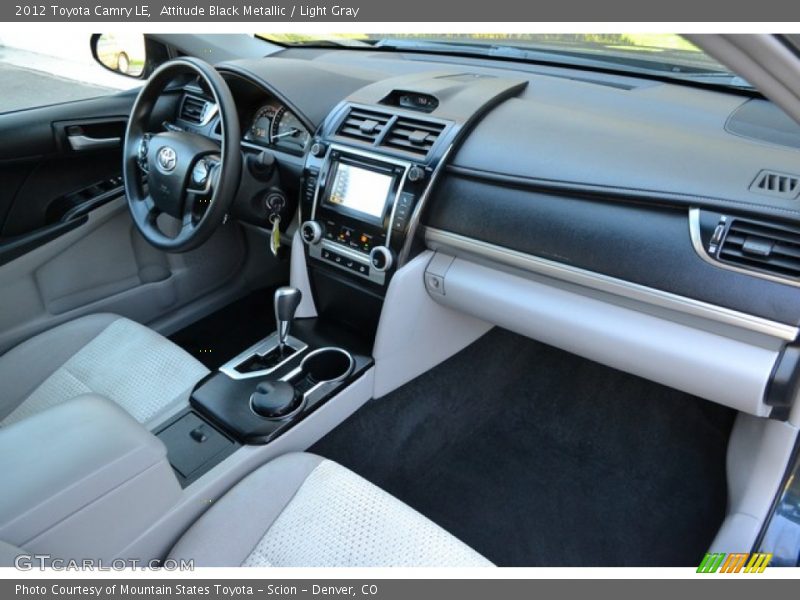 Attitude Black Metallic / Light Gray 2012 Toyota Camry LE