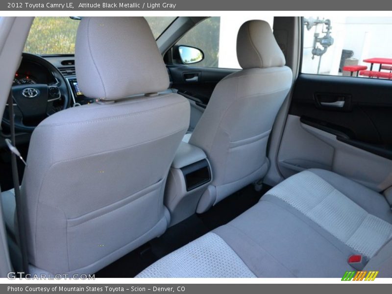 Attitude Black Metallic / Light Gray 2012 Toyota Camry LE