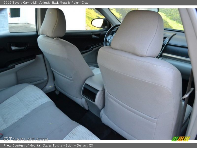Attitude Black Metallic / Light Gray 2012 Toyota Camry LE
