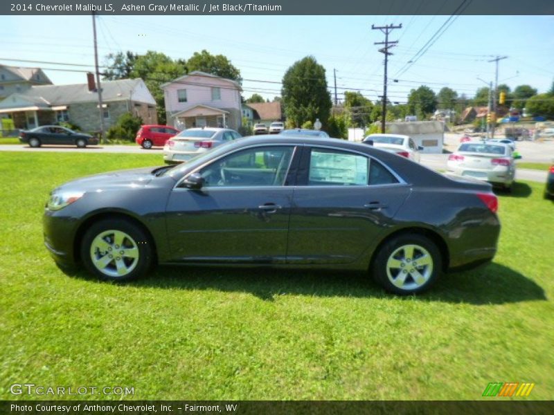 Ashen Gray Metallic / Jet Black/Titanium 2014 Chevrolet Malibu LS