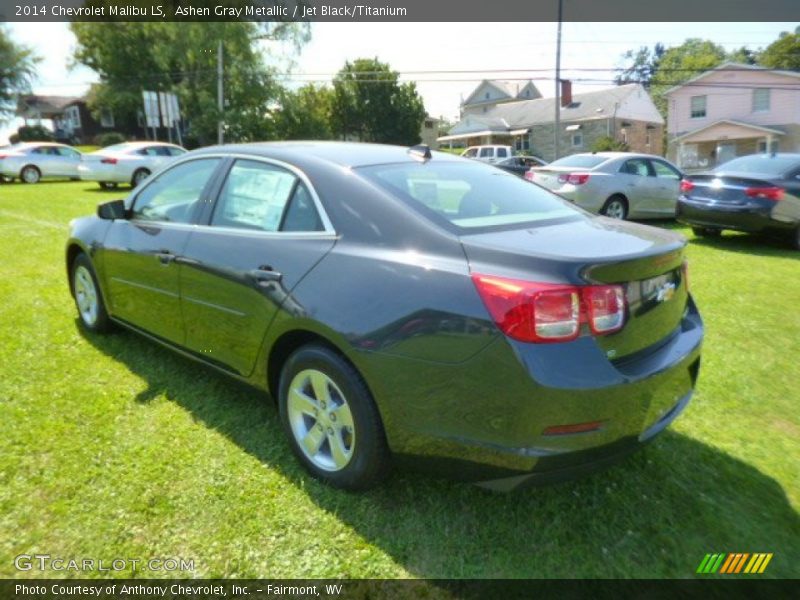 Ashen Gray Metallic / Jet Black/Titanium 2014 Chevrolet Malibu LS
