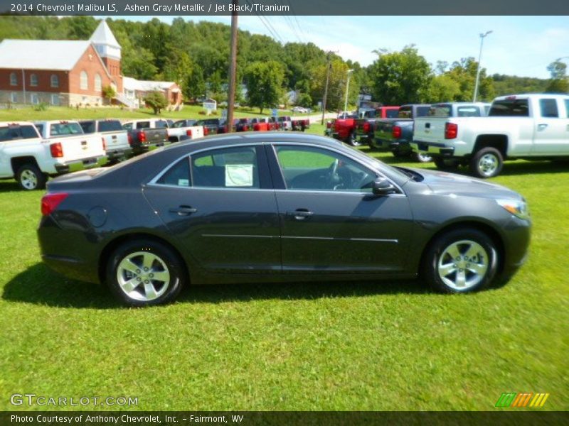 Ashen Gray Metallic / Jet Black/Titanium 2014 Chevrolet Malibu LS
