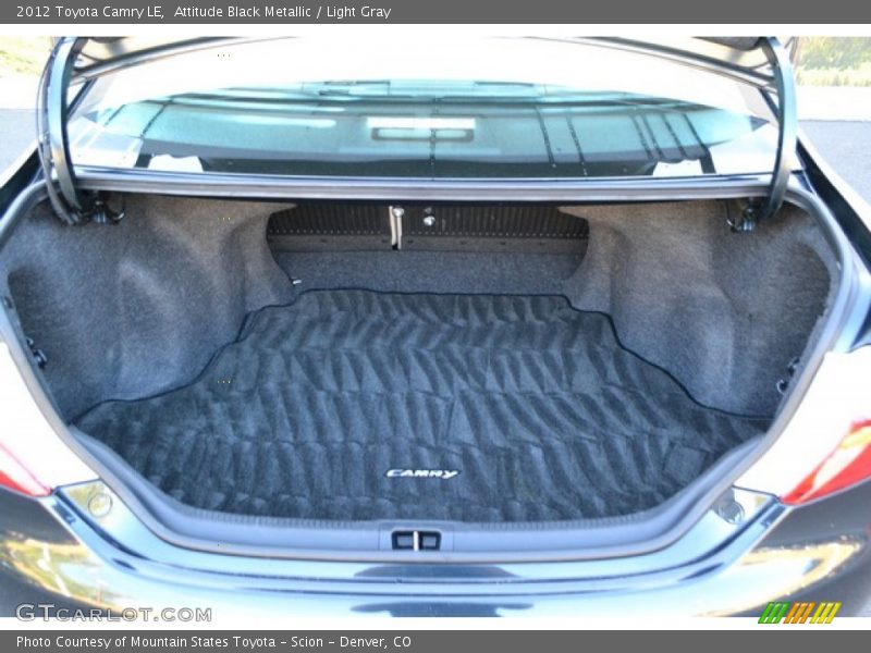 Attitude Black Metallic / Light Gray 2012 Toyota Camry LE