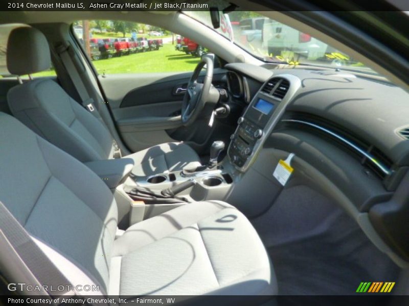 Ashen Gray Metallic / Jet Black/Titanium 2014 Chevrolet Malibu LS