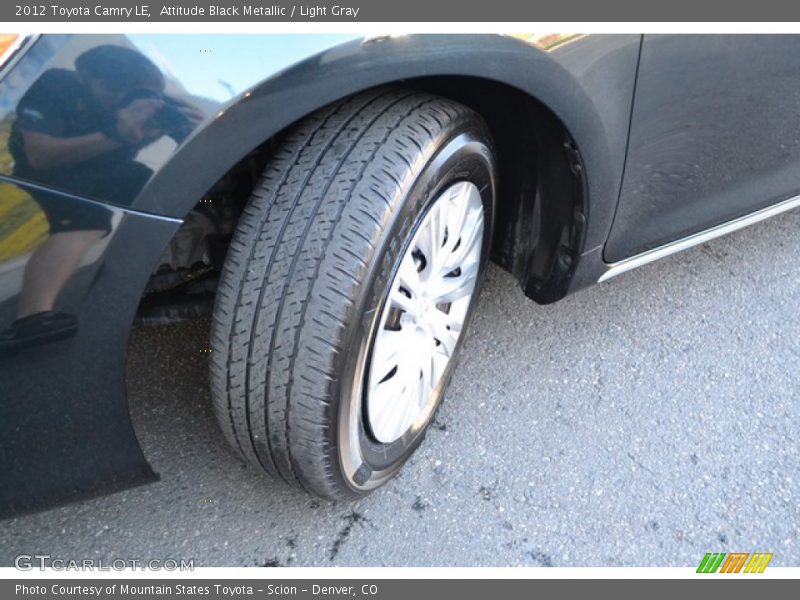 Attitude Black Metallic / Light Gray 2012 Toyota Camry LE