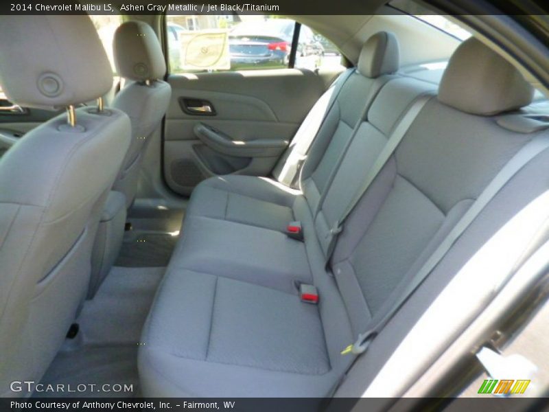 Ashen Gray Metallic / Jet Black/Titanium 2014 Chevrolet Malibu LS