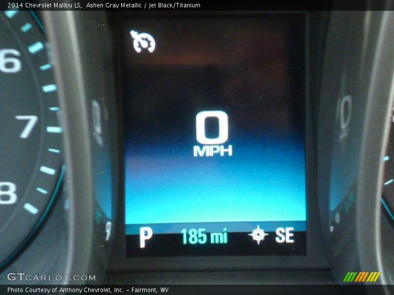 Ashen Gray Metallic / Jet Black/Titanium 2014 Chevrolet Malibu LS