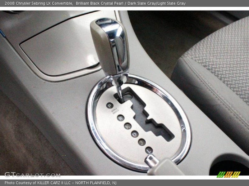 Brilliant Black Crystal Pearl / Dark Slate Gray/Light Slate Gray 2008 Chrysler Sebring LX Convertible