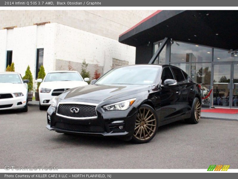 Front 3/4 View of 2014 Q 50S 3.7 AWD