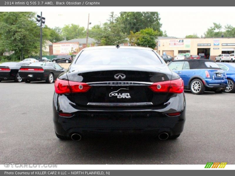 Black Obsidian / Graphite 2014 Infiniti Q 50S 3.7 AWD