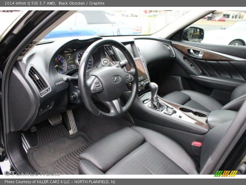 Graphite Interior - 2014 Q 50S 3.7 AWD 