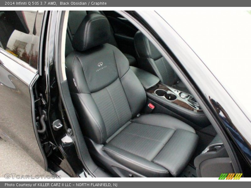 Black Obsidian / Graphite 2014 Infiniti Q 50S 3.7 AWD