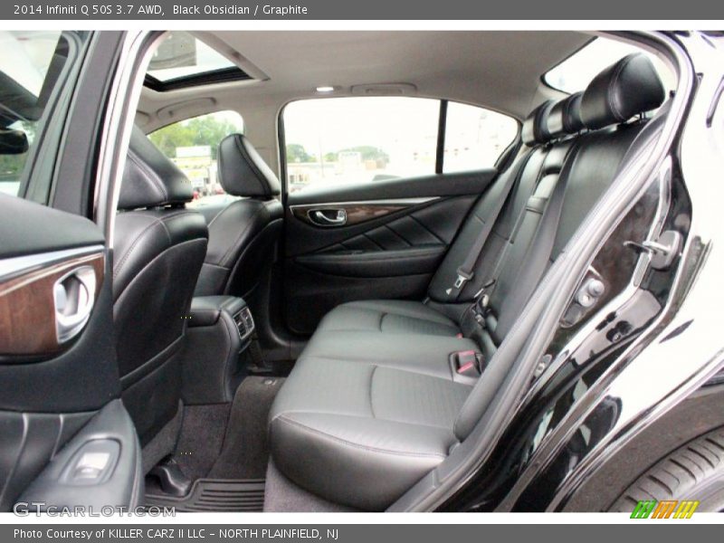 Rear Seat of 2014 Q 50S 3.7 AWD