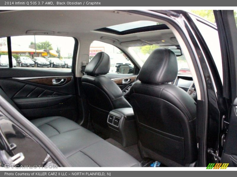 Black Obsidian / Graphite 2014 Infiniti Q 50S 3.7 AWD