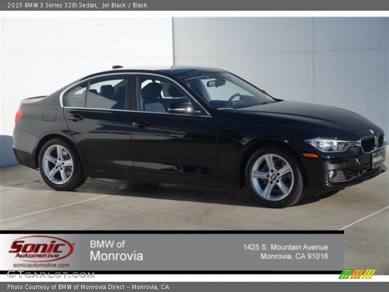 Jet Black / Black 2015 BMW 3 Series 328i Sedan