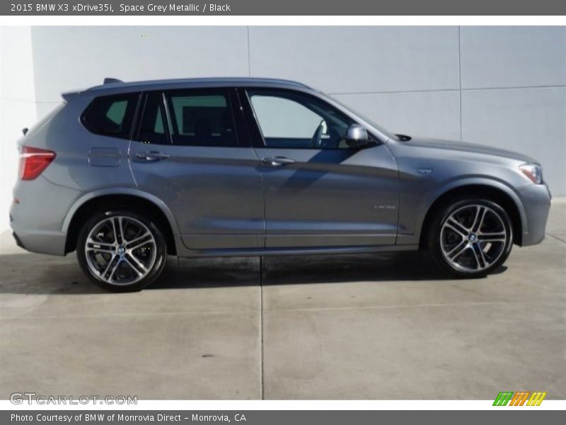 Space Grey Metallic / Black 2015 BMW X3 xDrive35i