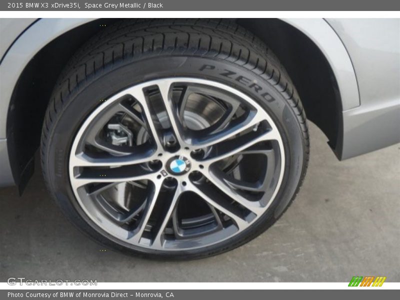 Space Grey Metallic / Black 2015 BMW X3 xDrive35i