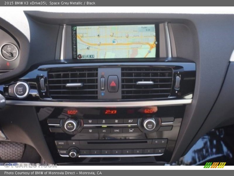 Space Grey Metallic / Black 2015 BMW X3 xDrive35i