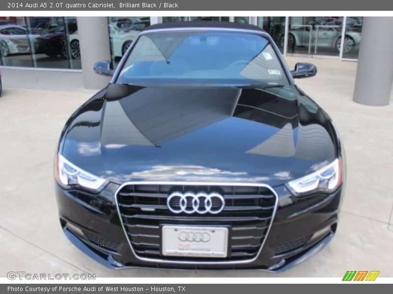 Brilliant Black / Black 2014 Audi A5 2.0T quattro Cabriolet