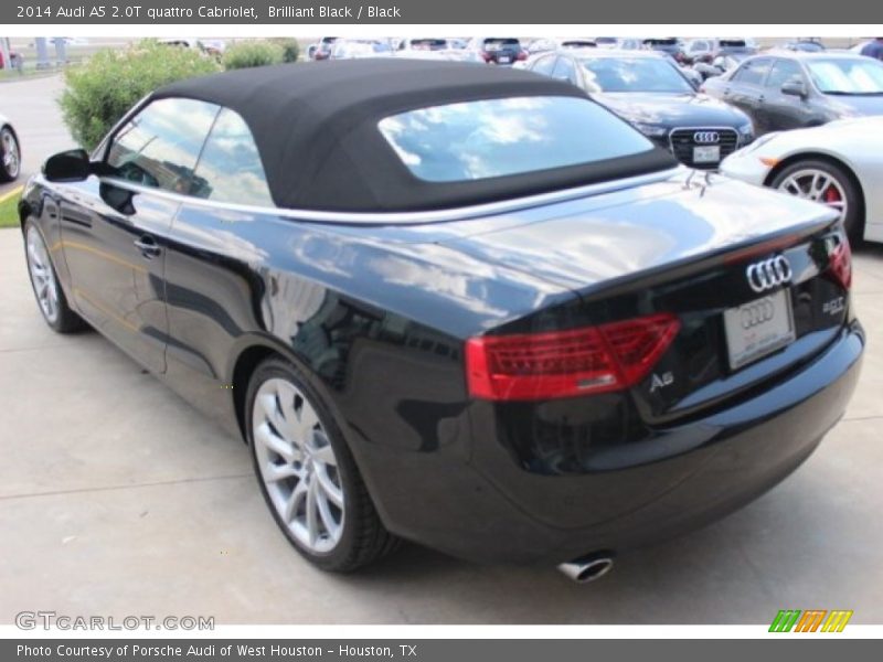 Brilliant Black / Black 2014 Audi A5 2.0T quattro Cabriolet