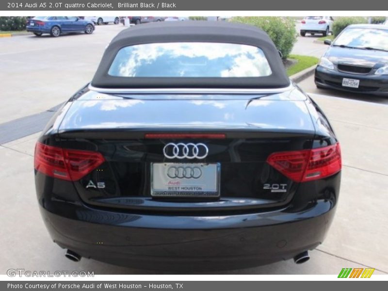 Brilliant Black / Black 2014 Audi A5 2.0T quattro Cabriolet