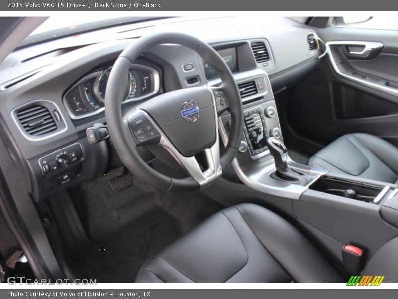  2015 V60 T5 Drive-E Off-Black Interior
