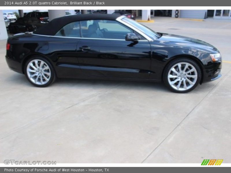 Brilliant Black / Black 2014 Audi A5 2.0T quattro Cabriolet