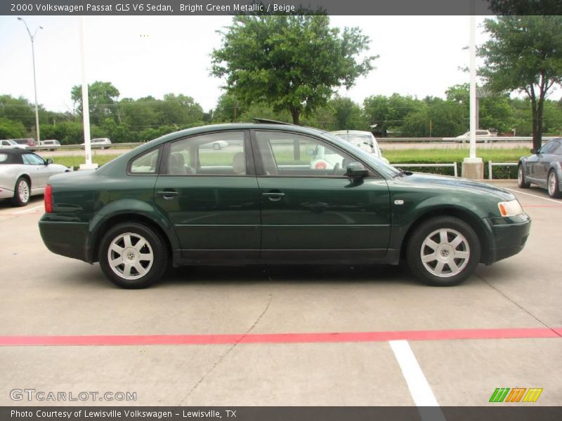 Bright Green Metallic / Beige 2000 Volkswagen Passat GLS V6 Sedan