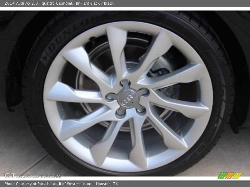 Brilliant Black / Black 2014 Audi A5 2.0T quattro Cabriolet