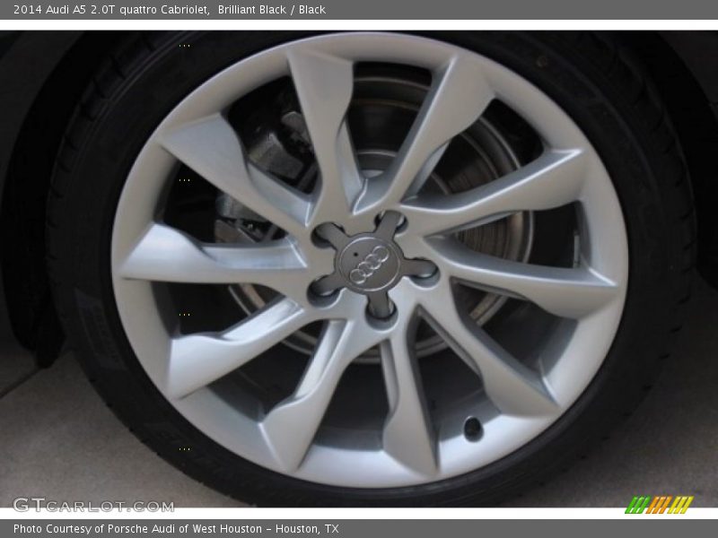 Brilliant Black / Black 2014 Audi A5 2.0T quattro Cabriolet