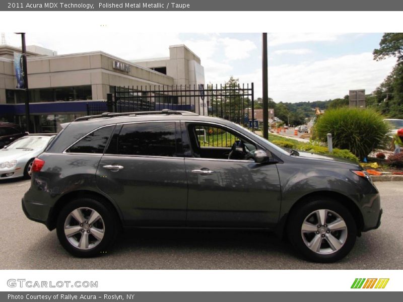 Polished Metal Metallic / Taupe 2011 Acura MDX Technology