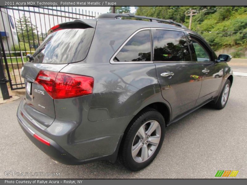 Polished Metal Metallic / Taupe 2011 Acura MDX Technology