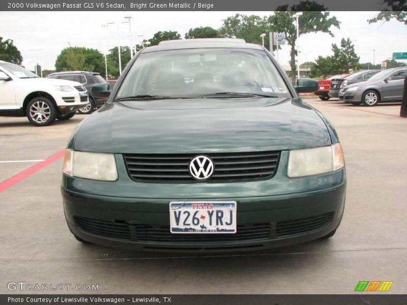 Bright Green Metallic / Beige 2000 Volkswagen Passat GLS V6 Sedan