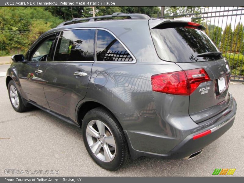 Polished Metal Metallic / Taupe 2011 Acura MDX Technology