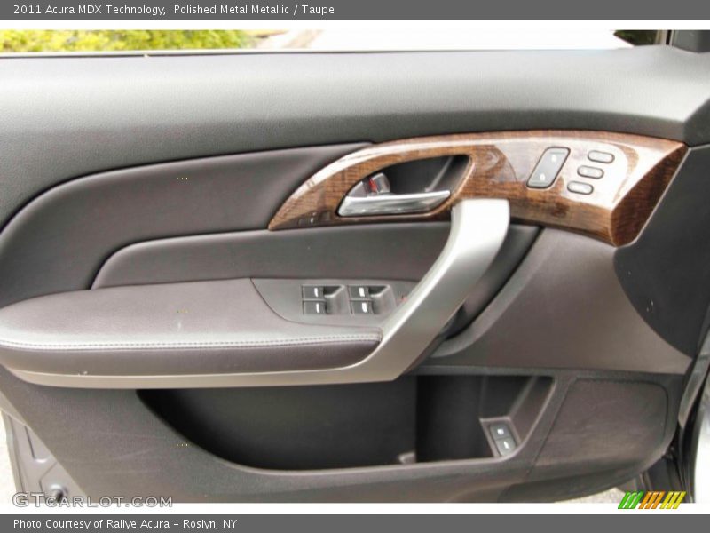 Polished Metal Metallic / Taupe 2011 Acura MDX Technology
