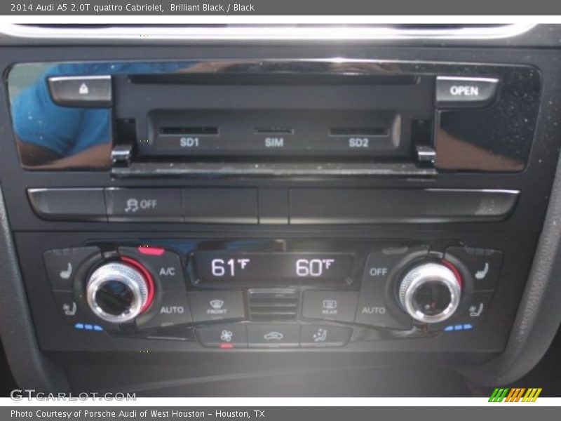 Brilliant Black / Black 2014 Audi A5 2.0T quattro Cabriolet