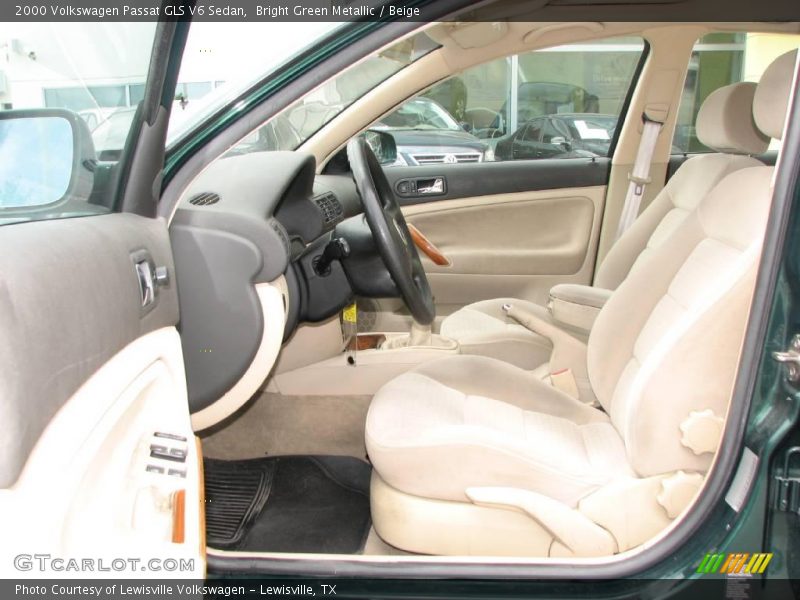 Bright Green Metallic / Beige 2000 Volkswagen Passat GLS V6 Sedan