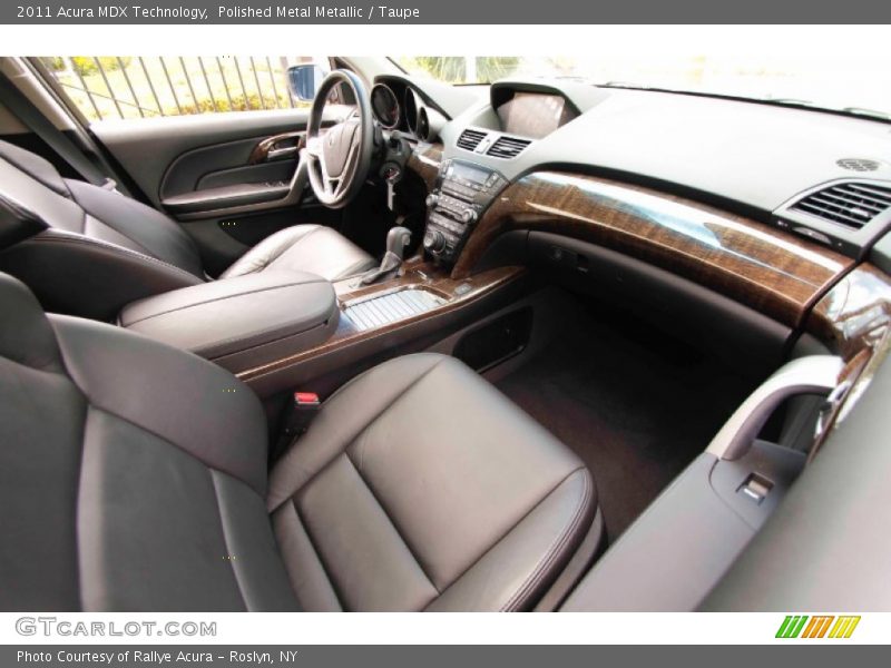 Polished Metal Metallic / Taupe 2011 Acura MDX Technology