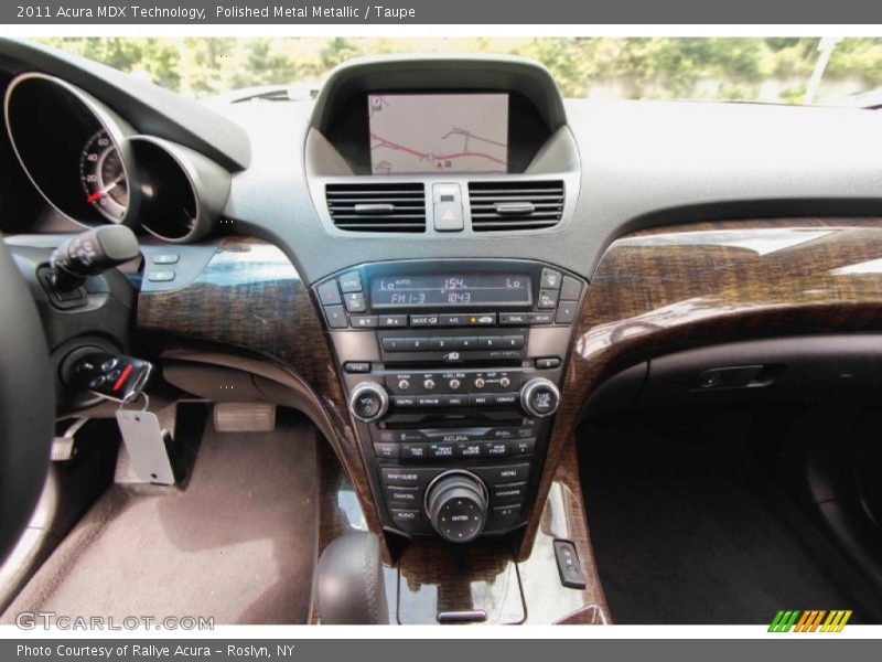 Polished Metal Metallic / Taupe 2011 Acura MDX Technology