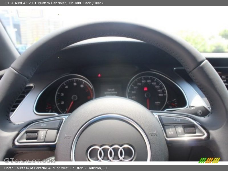 Brilliant Black / Black 2014 Audi A5 2.0T quattro Cabriolet