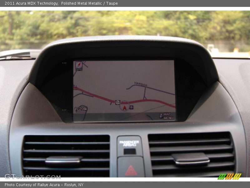 Polished Metal Metallic / Taupe 2011 Acura MDX Technology