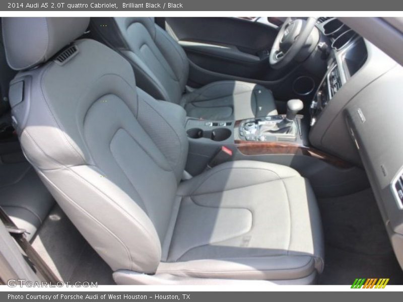 Brilliant Black / Black 2014 Audi A5 2.0T quattro Cabriolet
