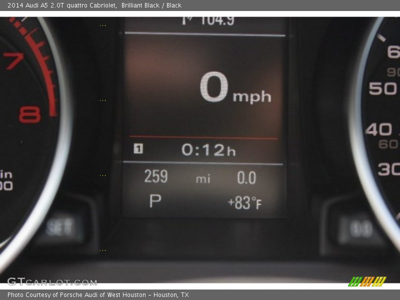 Brilliant Black / Black 2014 Audi A5 2.0T quattro Cabriolet