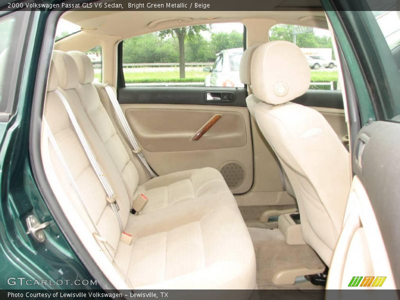 Bright Green Metallic / Beige 2000 Volkswagen Passat GLS V6 Sedan
