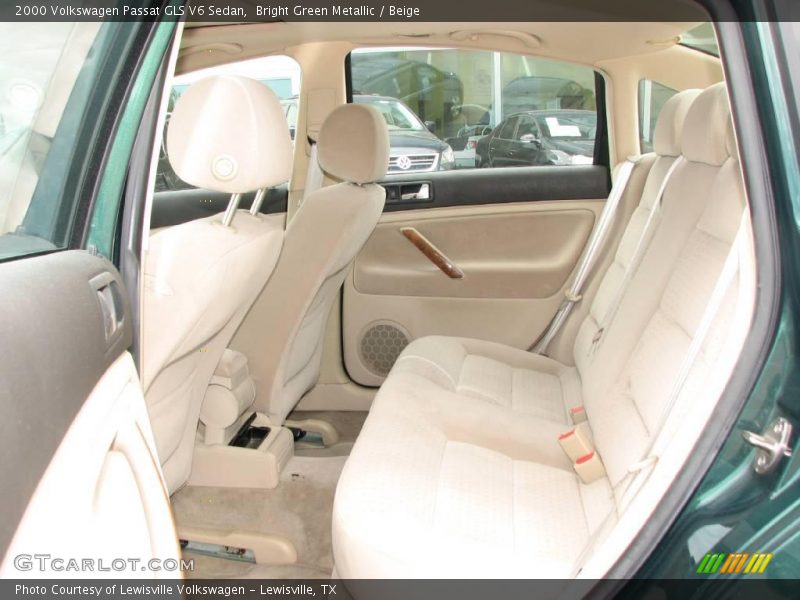 Bright Green Metallic / Beige 2000 Volkswagen Passat GLS V6 Sedan